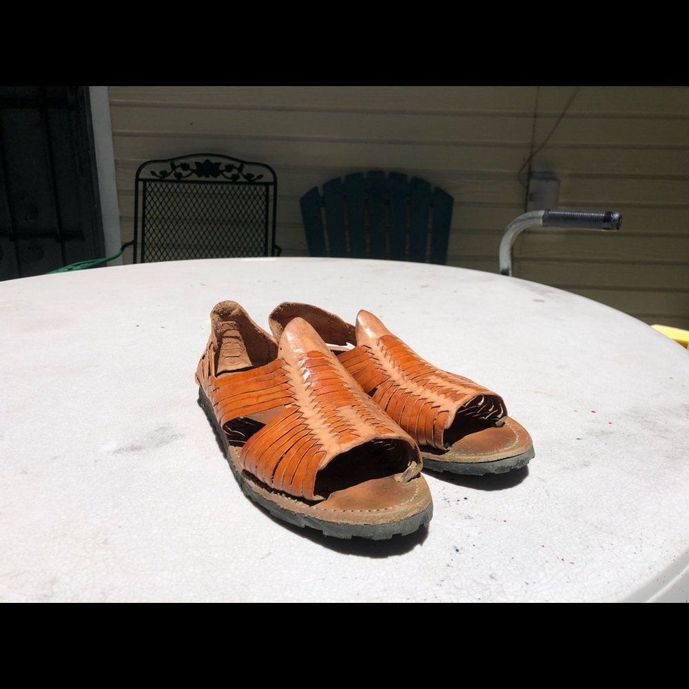 Leather shoes
